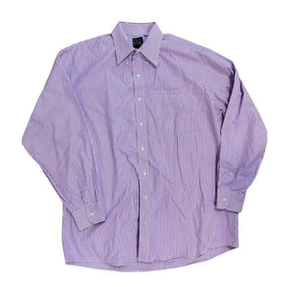 Jos. A. Bank Long Sleeve Button Down Purple Size 16